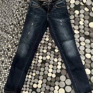 Universal Thread Blue Skinny Jeans Distressed Style